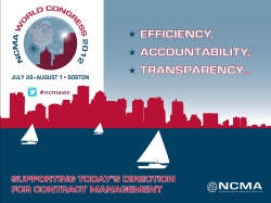Beyond Myth Busting - National Contract Management Association
