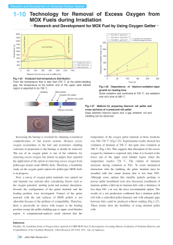 Technology for Removal of Excess Oxygen from MOX Fuels during