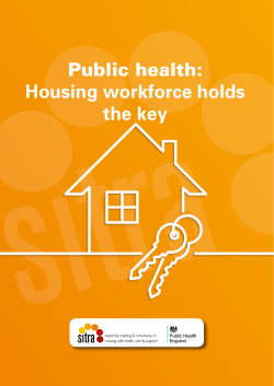Public health: Housing workforce holds the key