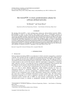 A clock synchronization scheme for software