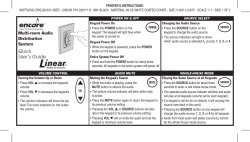 Multi-room Audio Distribution System Quick User`s Guide