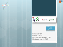 Litcon - Flinders University