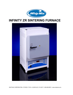 Infinity ZR User Manual