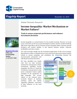 Income Inequality - Cornerstone Capital Group