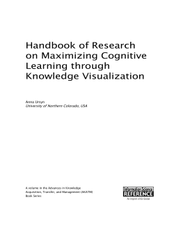 Handbook of Research on Maximizing Cognitive Learning through