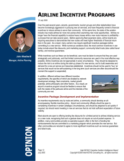 airline incentive programs
