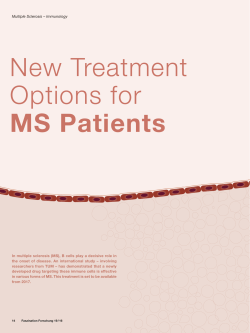 New Treatment Options for MS Patients