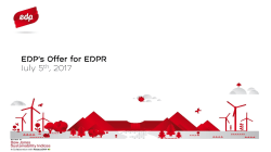 EDP`s Offer for EDPR June [.], 2017