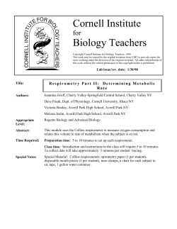 Cornell Institute Biology Teachers