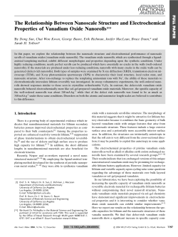 The Relationship Between Nanoscale Structure and