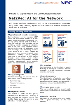 Net2Vec: AI for the Network