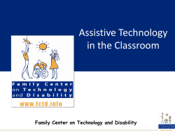 Assistive Technology in the Classroom
