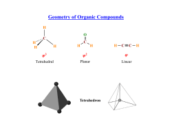 Geometry of Organic Compounds
