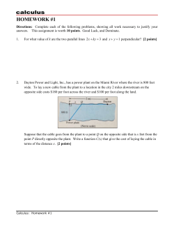 Directions: Show all work that is necessary to receive credit for each