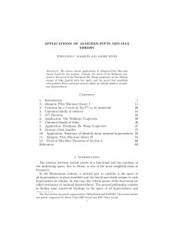 APPLICATIONS OF ALMGREN-PITTS MIN