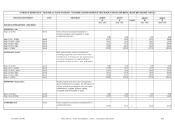 tariffs: water 30% - City of Cape Town