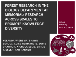 Presentation &ndash; Part 1