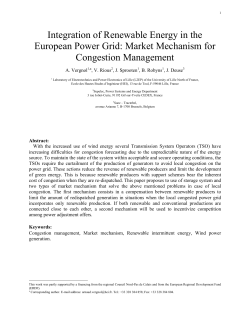 Integration of Renewable Energy in the European Power Grid