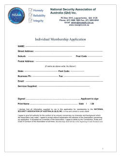 Click here to &ndash; NSAA Individual Membership Application