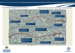 Section A (Cooroy southern interchange to Sankeys Road): overall