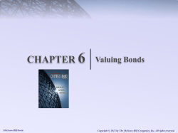 Bond Pricing: Example
