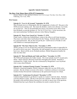 Episode Summaries The Mary Tyler Moore Show