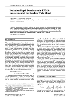 Ionization depth distribution in EPMA: improvement of the
