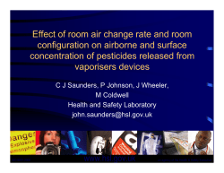 Effect of Room Air Change Rate and Room Configuration on