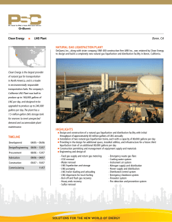 TIMELINE Clean Energy LNG Plant Boron, CA