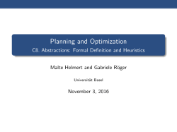 Abstractions: Formal Definition and Heuristics