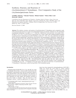 Synthesis, Structure, and Reactions of (Acylimino)triaryl