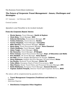 The Business Travel Show Conference