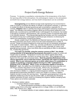 PEEB7Geoengineering