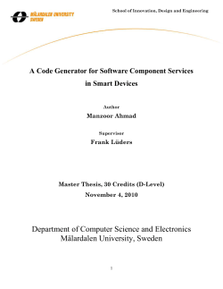 Component Based Software Engineering
