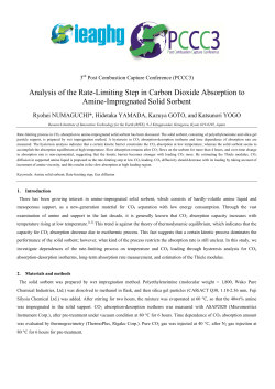 Analysis of the Rate-Limiting Step in Carbon Dioxide Absorption to