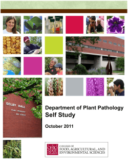 department of plant pathology strategic plan