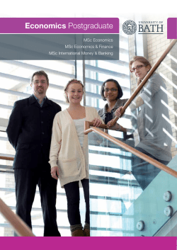 Economics Postgraduate