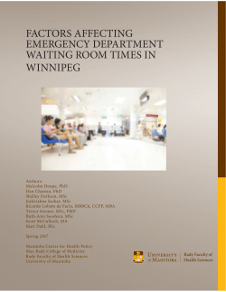 factors affecting emergency department waiting room times in