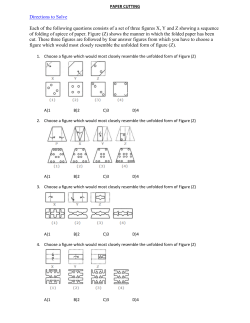Directions to Solve Each of the following questions consists of a set