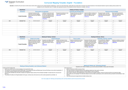 Foundation - Victorian Curriculum and Assessment Authority