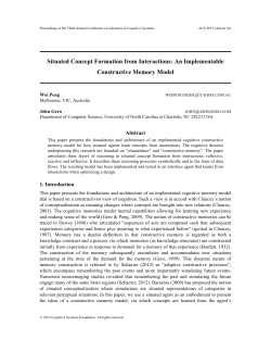 Situated Concept Formation from Interactions