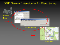 GPS Data Collection, Exporting and Importing Into ArcView