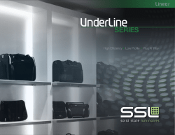 UnderLine - Solid State Luminaires