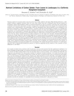 Nutrient Limitations of Carbon Uptake: From Leaves to Landscapes