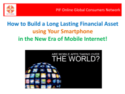 PIF Online Global Consumers Network