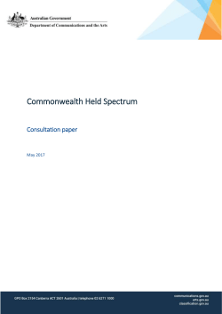 enhancing the efficiency of commonwealth spectrum holdings