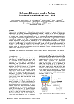 High-speed Chemical Imaging System Based on