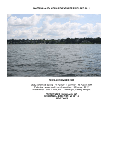 2011 Dr. Jude Final H2O Quality Report