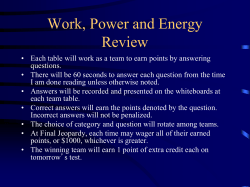 52workpowerenergyjeopardyreview - Mr-Hubeny