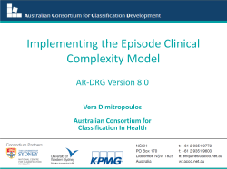 Implementing the episode clinical complexity model into the